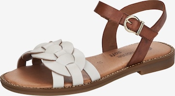 REMONTE Sandals in Brown: front