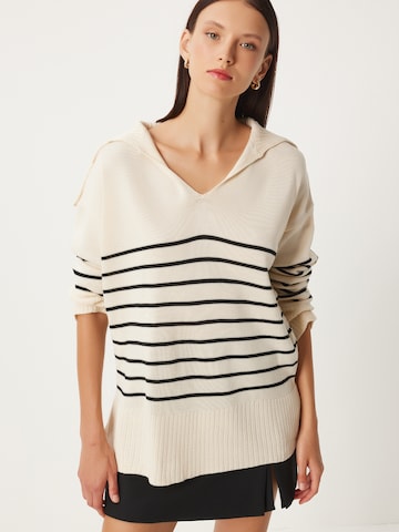 Happiness İstanbul Tröja i beige: framsida