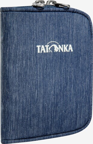 TATONKA Wallet in Blue: front