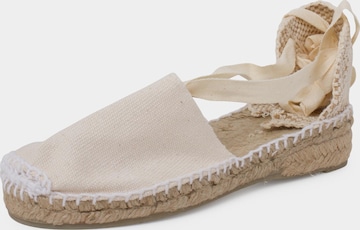 Sandales Pisamonas en beige : devant