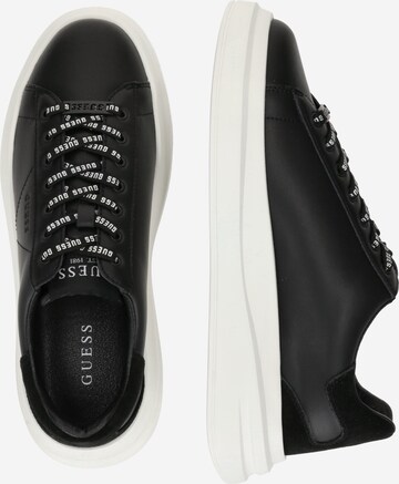 GUESS Sneakers laag 'Elba' in Zwart