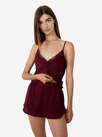 Pantaloncini da pigiama di ETAM in rosso