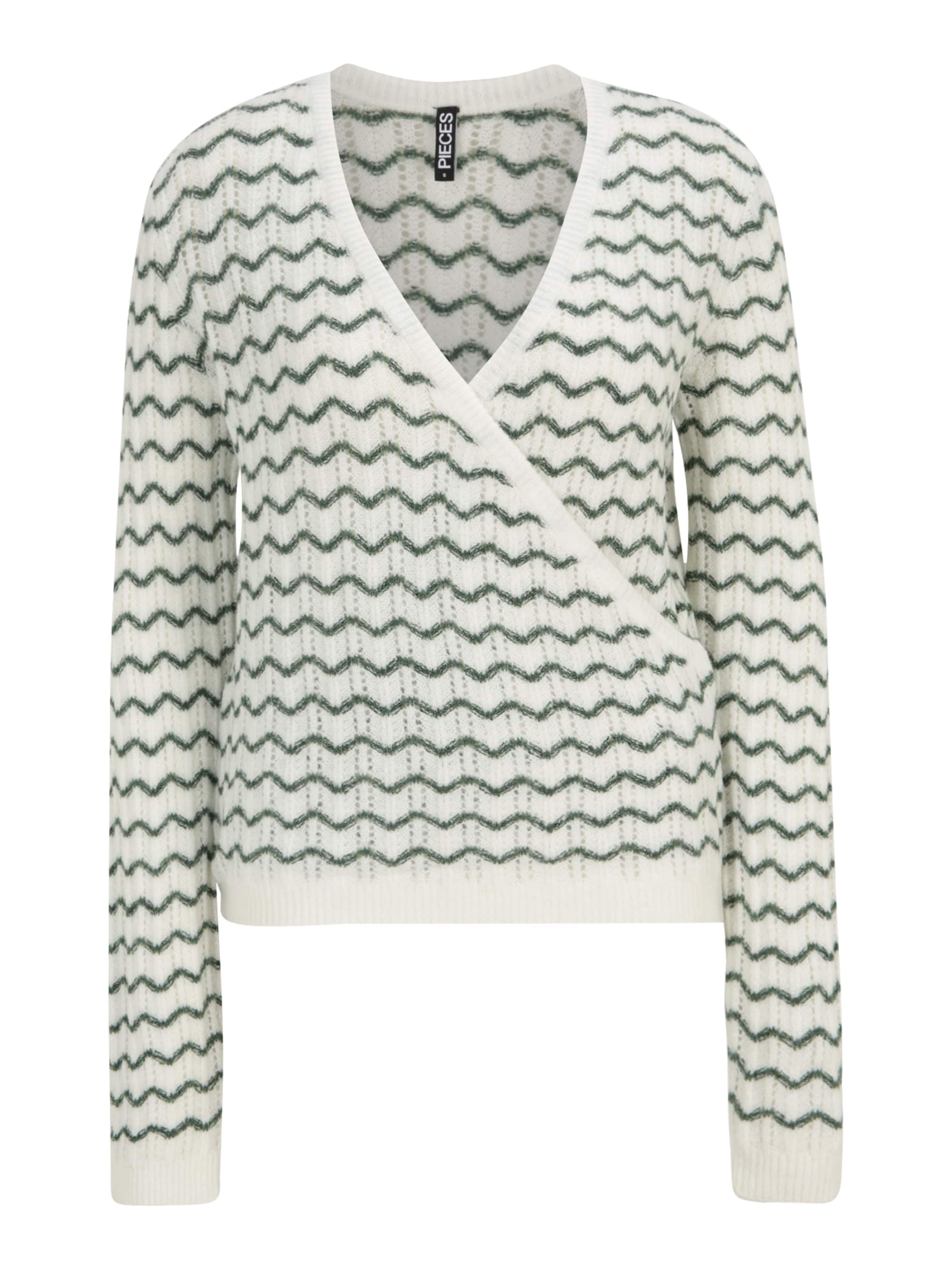 Pieces Tall Pullover 'JOYCE' i hvid: forside