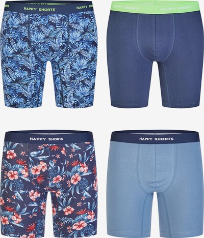 Happy Shorts Boxer ' Motive ' in L in blau / mischfarben, Produktansicht