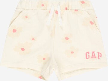 GAP - Pantalón en blanco: frente