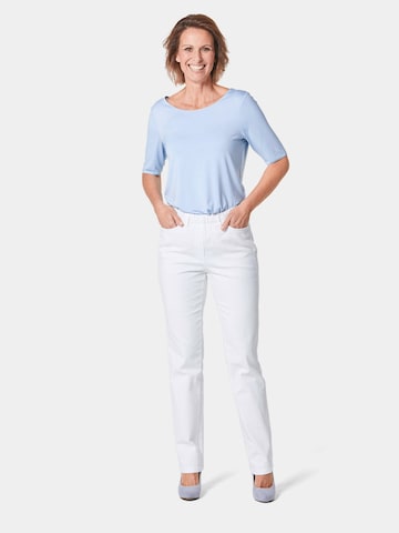 Goldner Regular Jeans 'Louisa' in Weiß
