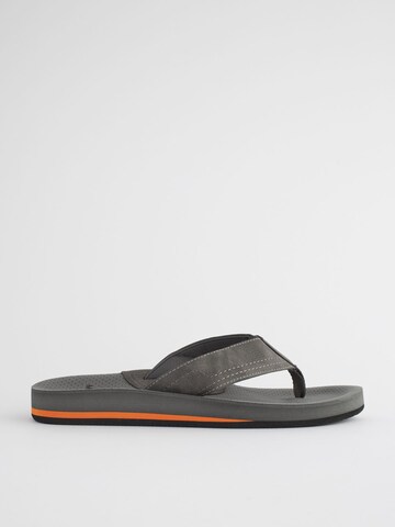 Next - Sandalias de dedo en gris