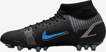 NIKE Soccer Cleats 'Mercurial 8 Academy' in Black: front
