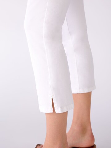 OUI Slimfit Broek in Wit