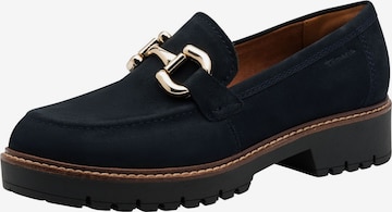 Tamaris Slipper in Blau: Vorderseite