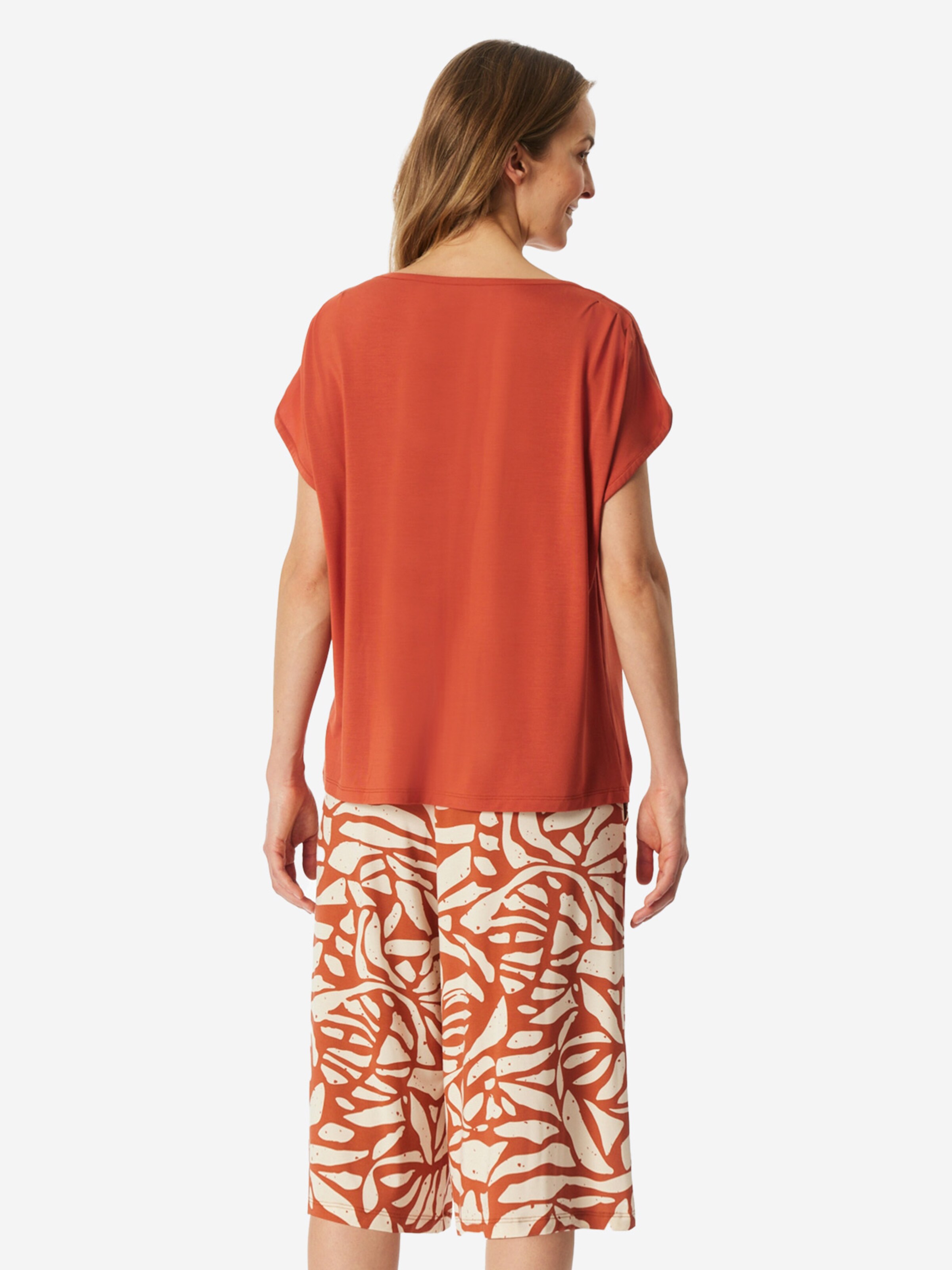 SCHIESSER Pyjama 'Selected Premium'‌‌‌‌ in Orange