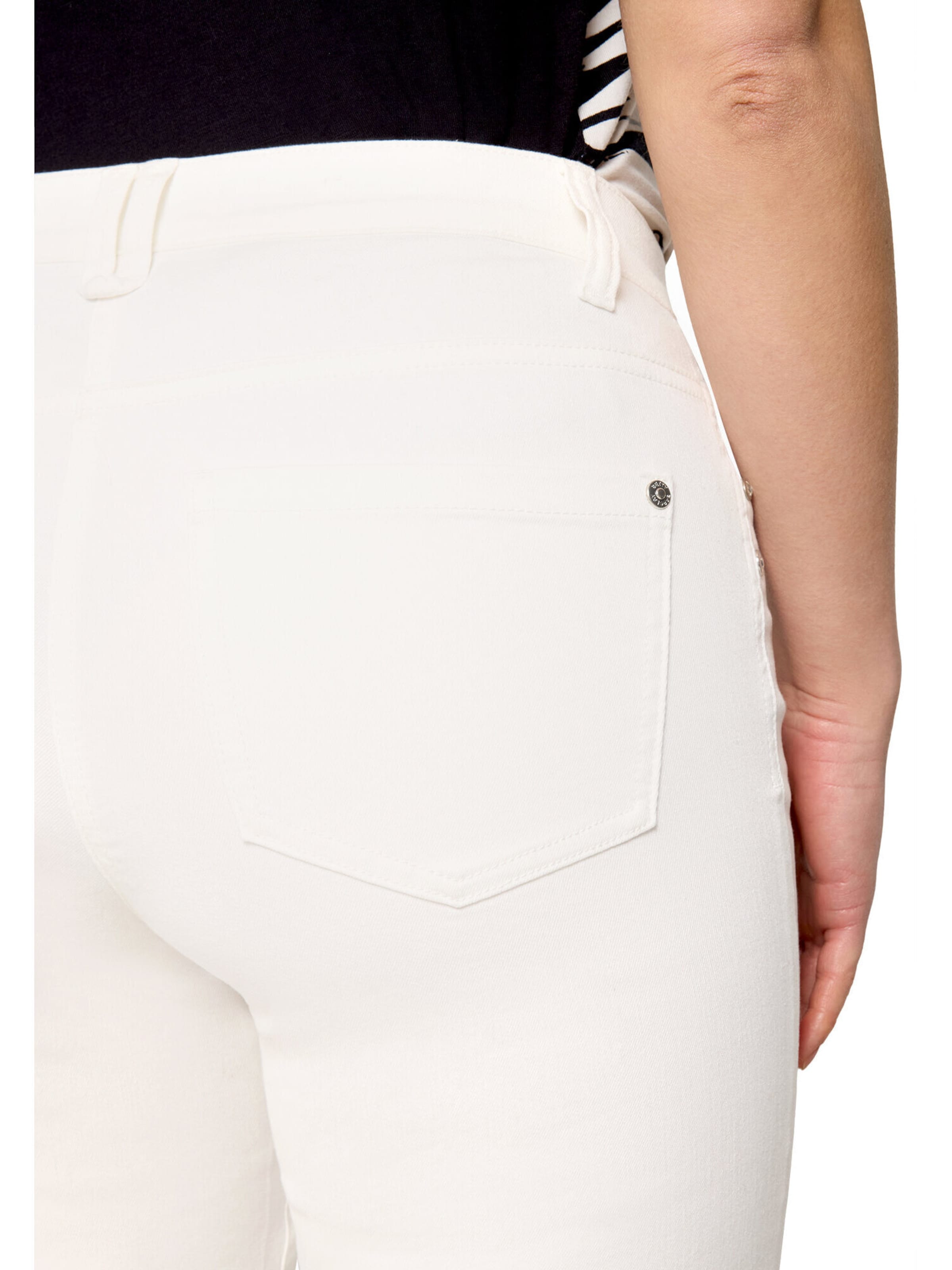 Coupe slim Jean Betty Barclay en blanc