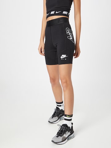 Skinny Leggings 'Air' di Nike Sportswear in nero: frontale