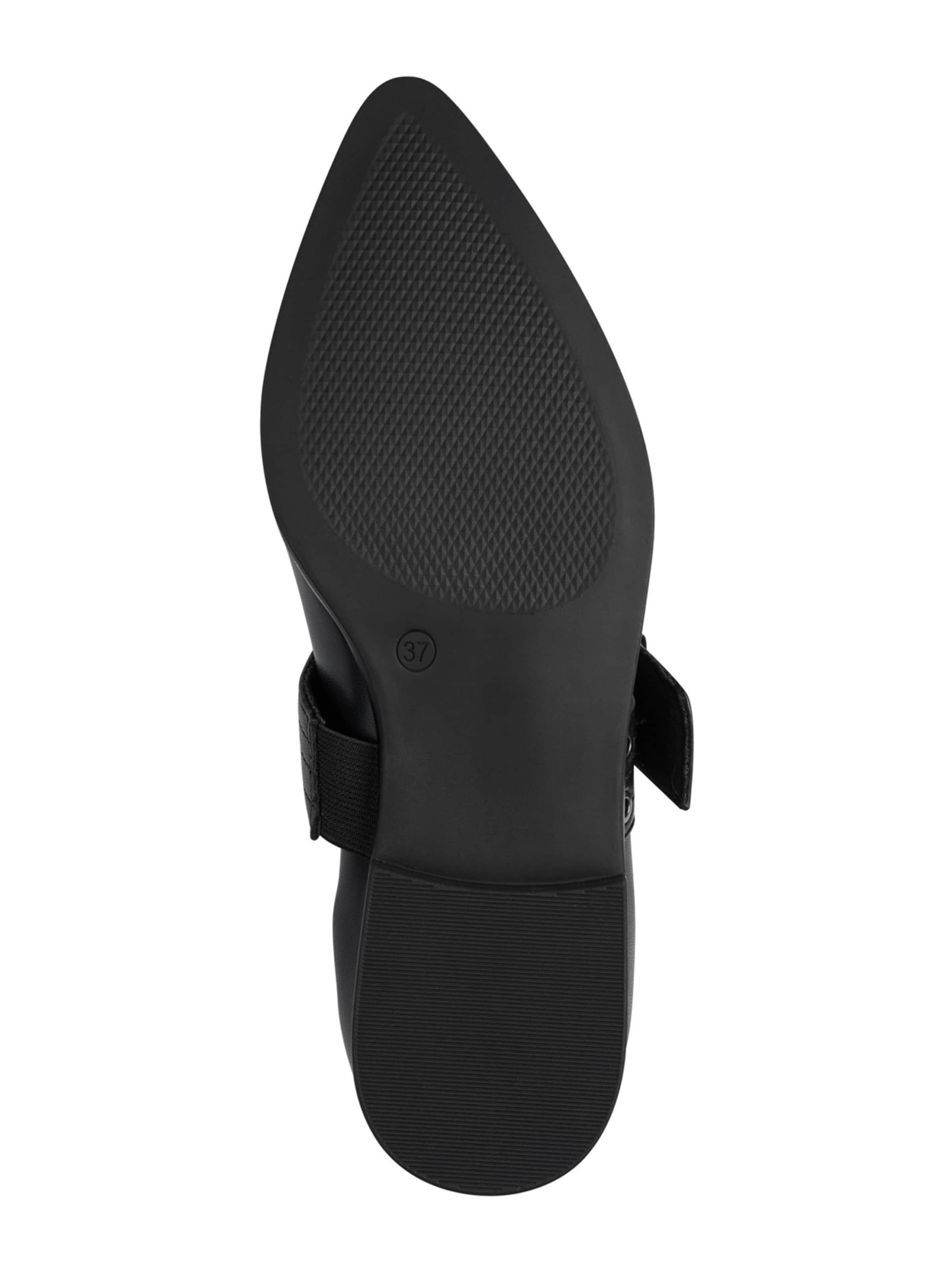 MARCO TOZZI Nauhaballerina värissä musta