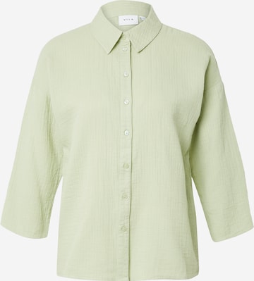 VILA Blouse 'LANIA' in Groen: voorkant