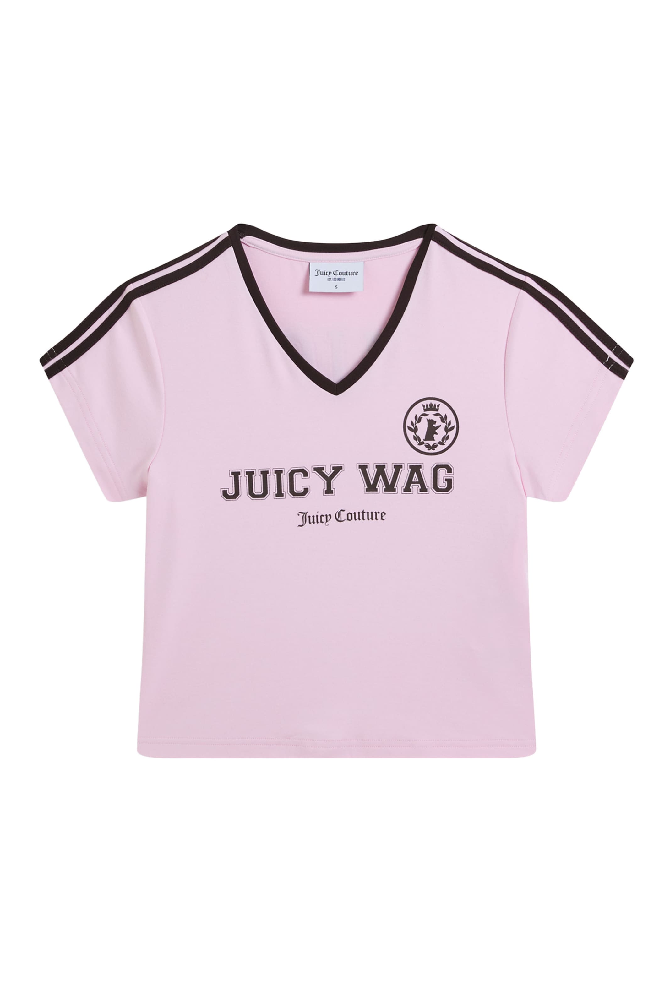 Juicy Couture Shirt 'Juicy Wag' in Rose / Black, Item view