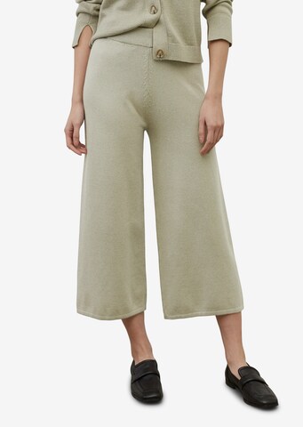 Wide Leg Pantalon Marc O'Polo en vert : devant