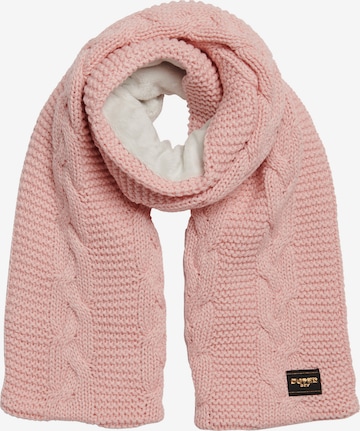 Sciarpa di Superdry & Co in rosa: frontale