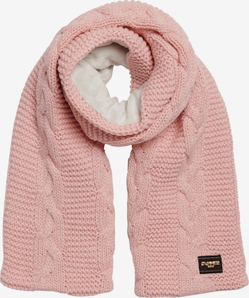 Superdry Sjaal in Roze: voorkant