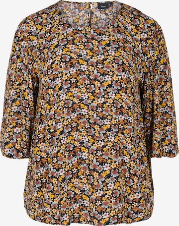 Zizzi Blouse 'Rose' in Black: front