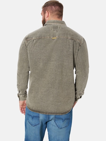 Jan Vanderstorm Comfort fit Button Up Shirt ' Olavik ' in Green