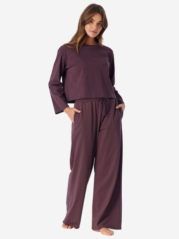 Chemise de nuit ' Mix Relax ' SCHIESSER en violet