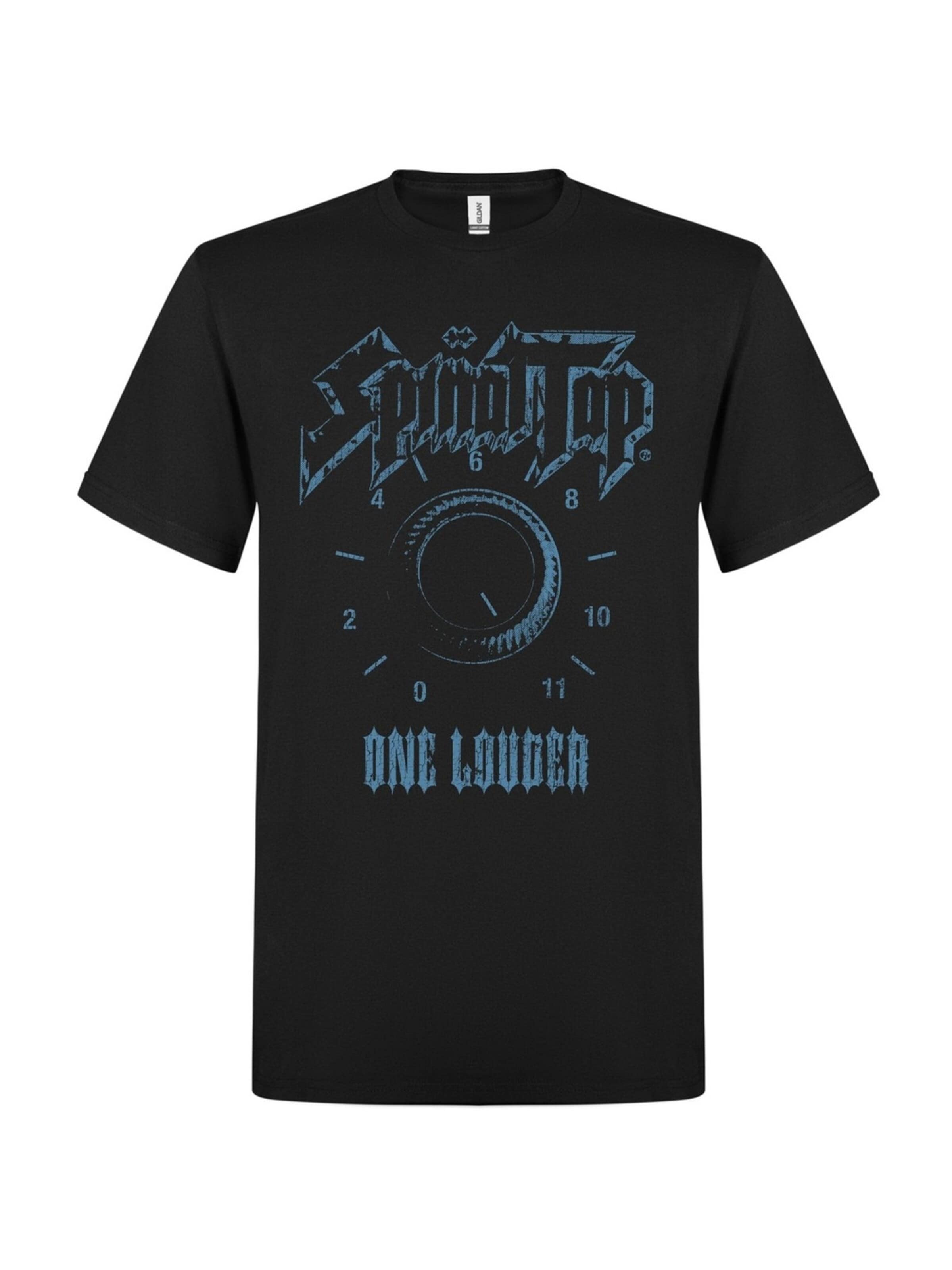Rockshirts Shirt 'Spinal Tap One Louder T-Shirt'‌‌‌‌‌ in Schwarz: Vorderseite