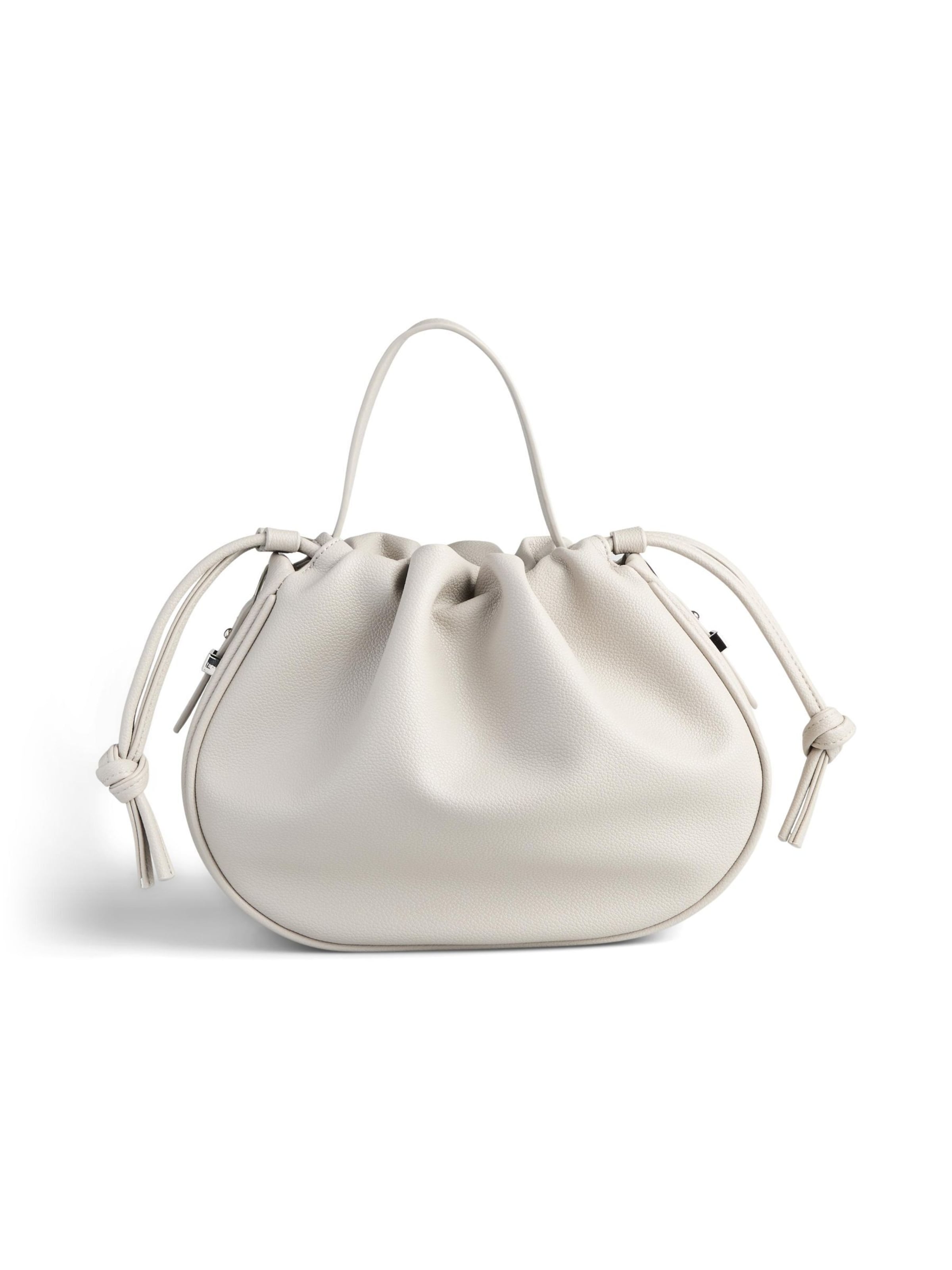 PIECES Posetaske i grå: forside