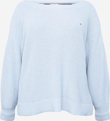 Tommy Hilfiger Curve Sweater in Blue: front