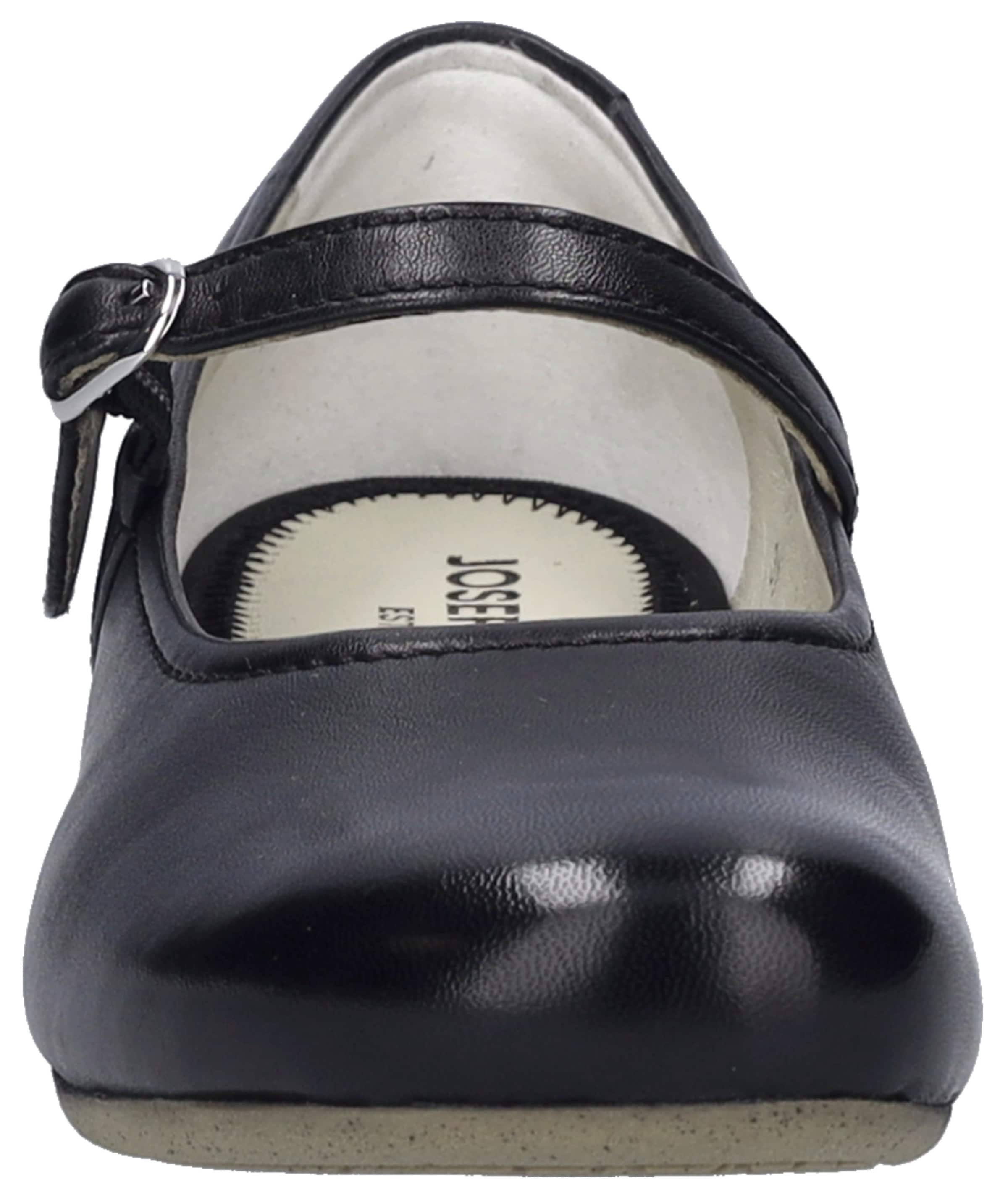 JOSEF SEIBEL Riemchenballerina in Schwarz