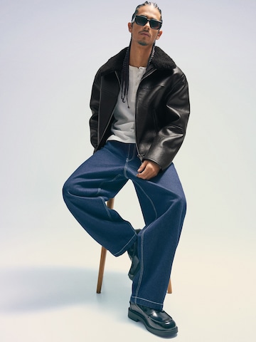 Bershka Overgangsjakke i sort