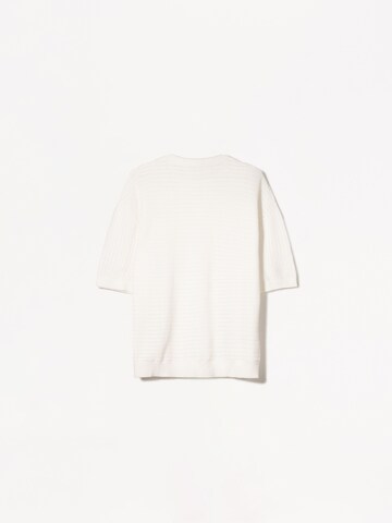 T-Shirt Bershka en blanc