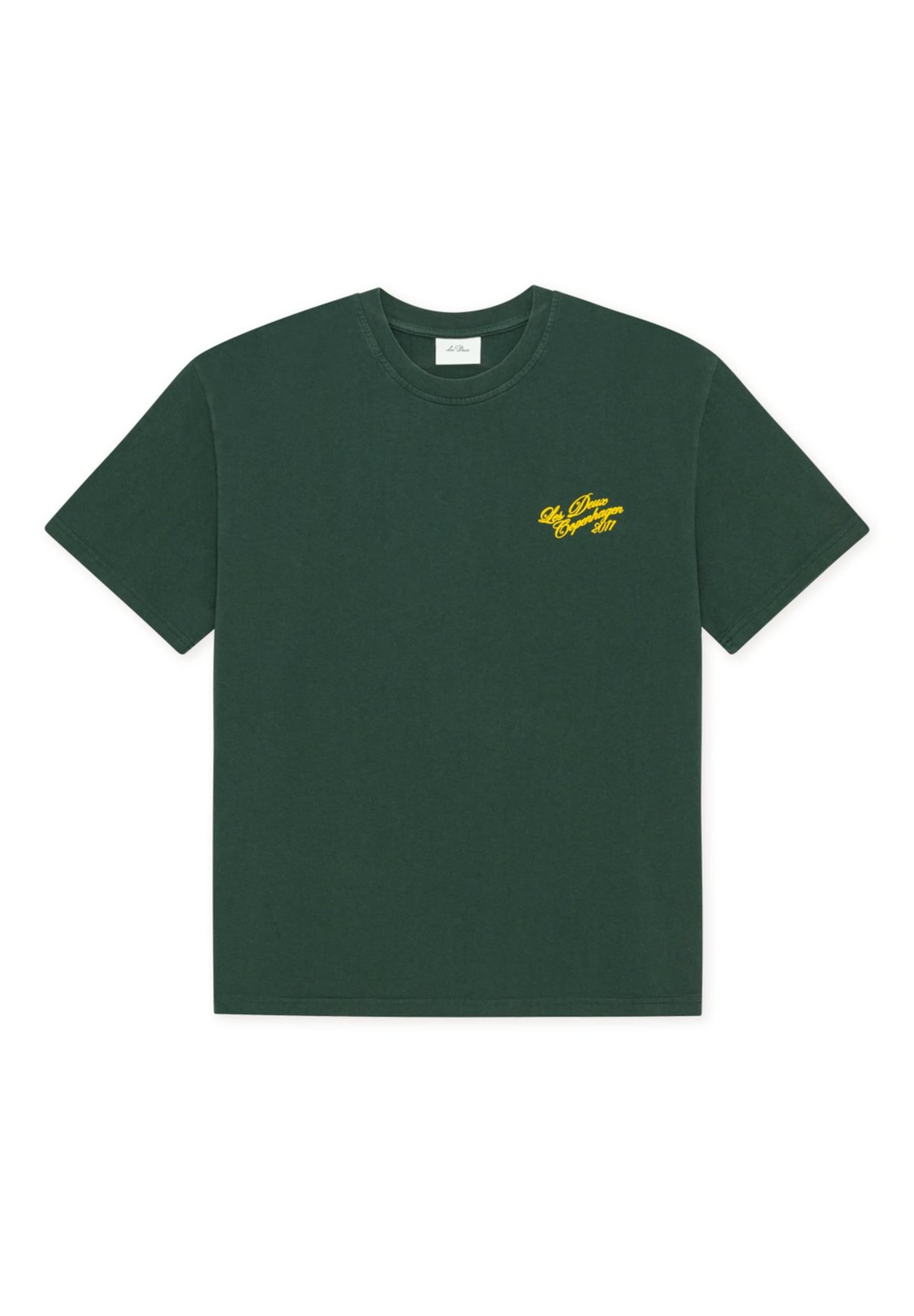 Les Deux - Camiseta 'Service' en verde: frente