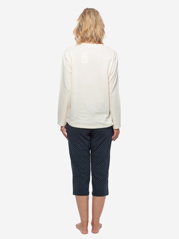 SCHIESSER Pyjama 'Cotton' in Wit