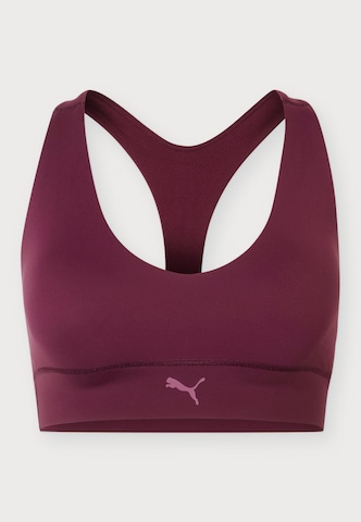 PUMA Bralette Sports bra 'Shapeluxe' in Red: front