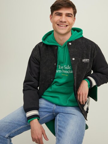 Felpa 'Brink City' di JACK & JONES in verde