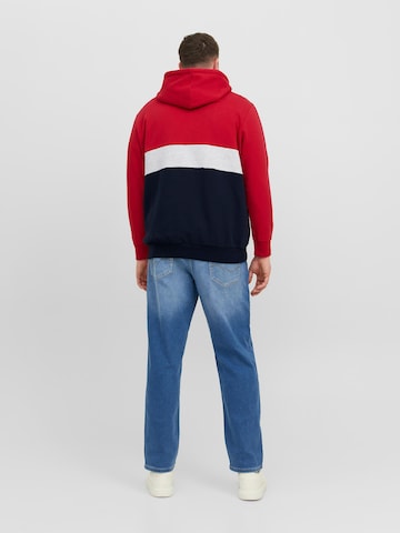 Jack & Jones Plus Sweatshirt 'Reid' in Red