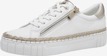 Baskets basses MARCO TOZZI en blanc : devant