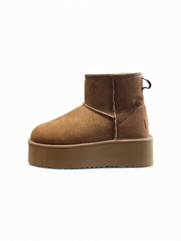 Begoria Boots 'Long Suede'‌‌‌‌ in Braun: Vorderseite