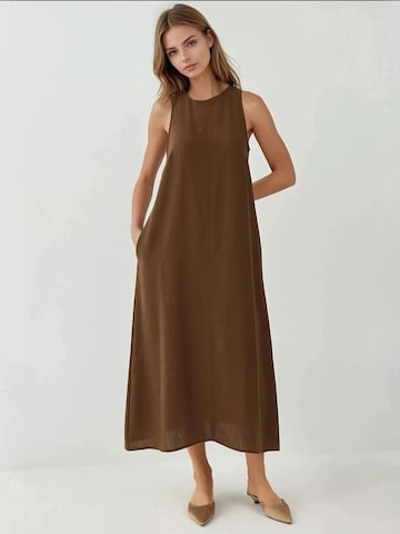 Abito 'Linen Feel' di Hiccup in marrone