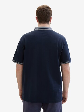 Tricou de la TOM TAILOR Men + pe albastru