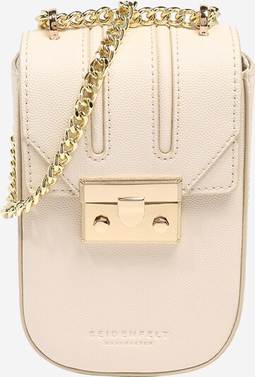Seidenfelt Manufaktur Tasche 'ROROS' in creme / gold, Produktansicht