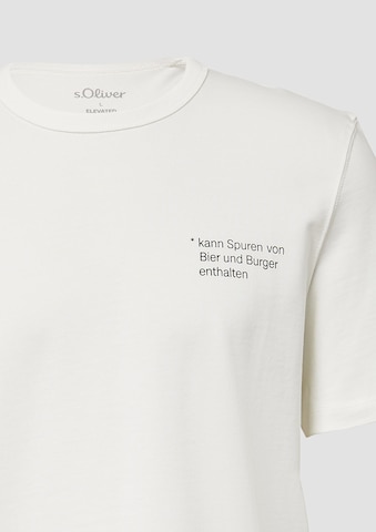 T-Shirt s.Oliver en blanc