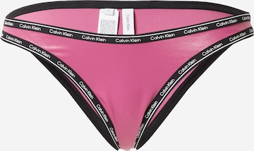 Calvin Klein Swimwear - Cueca biquíni em rosa: frente