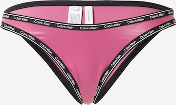 Calvin Klein Swimwear Bikini nadrágok - rózsaszín: elől