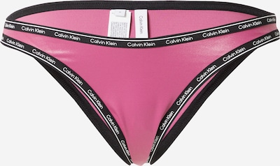 Calvin Klein Swimwear Bikini Bottoms in Fuchsia / Black / White, Item view