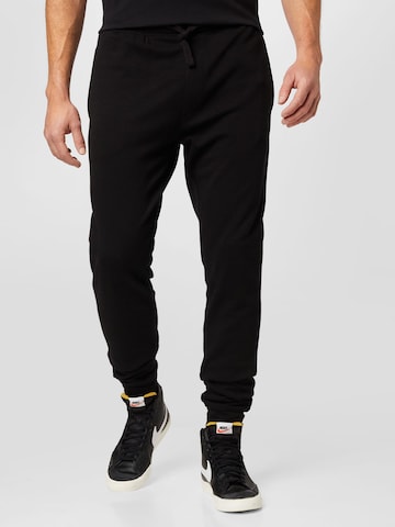 JBS OF DENMARK Tapered Trousers in Black: front