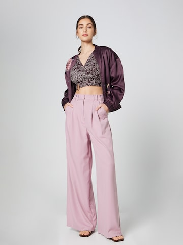 Wide leg Pantaloni cutați 'Brenda' de la Guido Maria Kretschmer Women pe roz