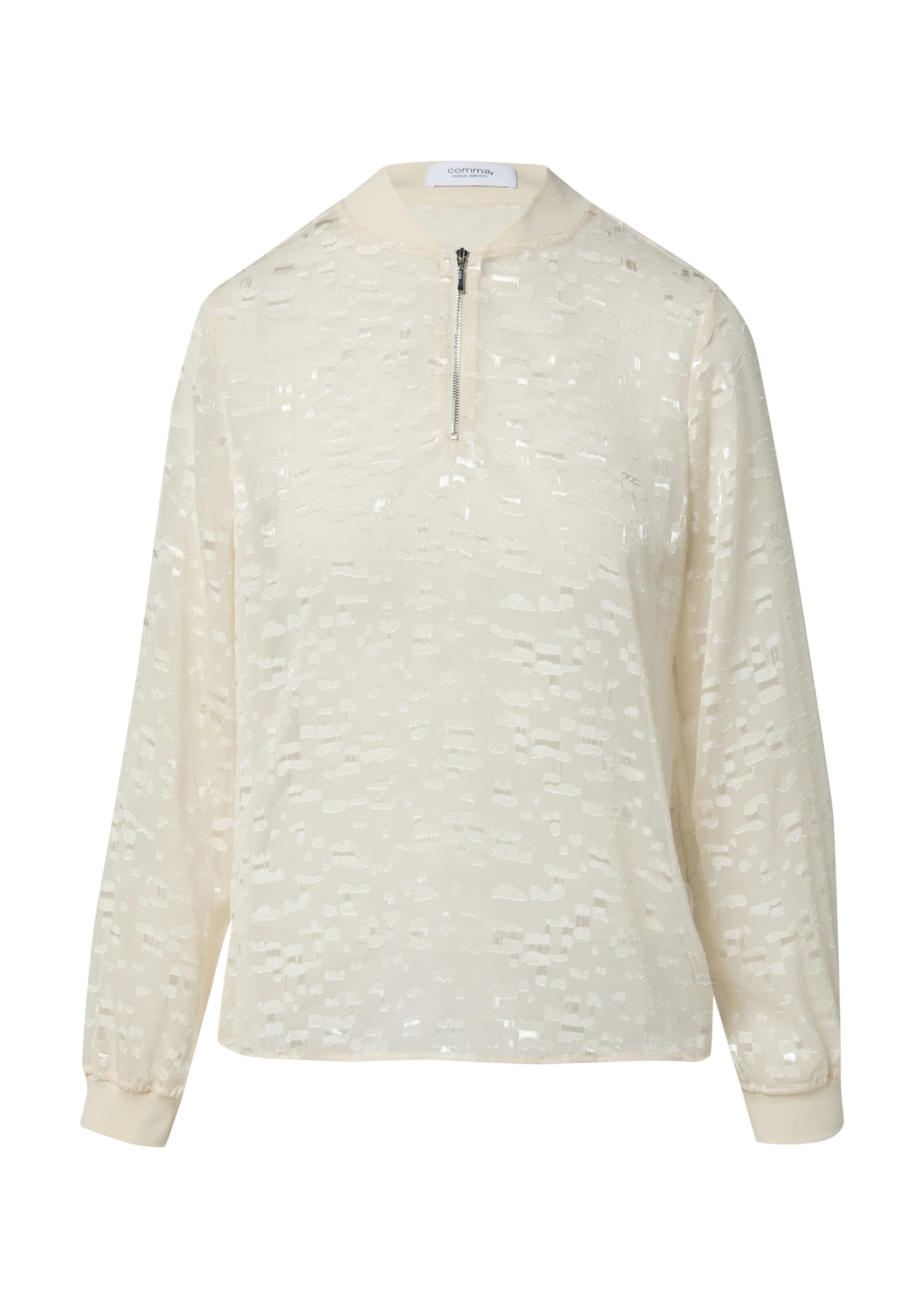 comma casual identity Bluse in Beige: Vorderseite
