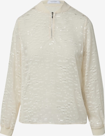 Chemisier comma casual identity en beige : devant